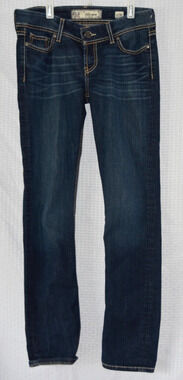 BKE Blue Denim Jeans Addison Slim Straight Skinny Jean Pants SIZE 27